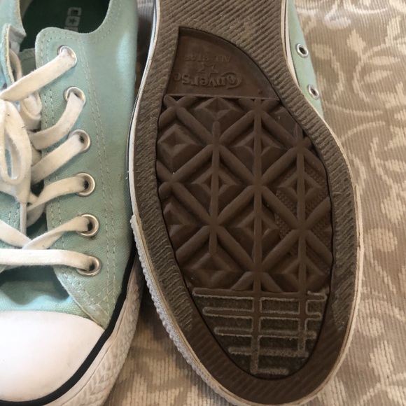 Mint color Converse All Stars - Picture 2 of 4